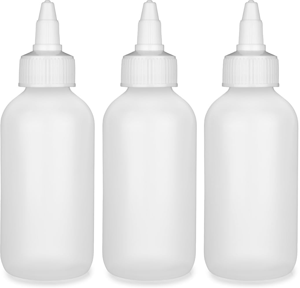 BrightFrom twist-top bottle dispersing precise 4oz portions for controlled applications.