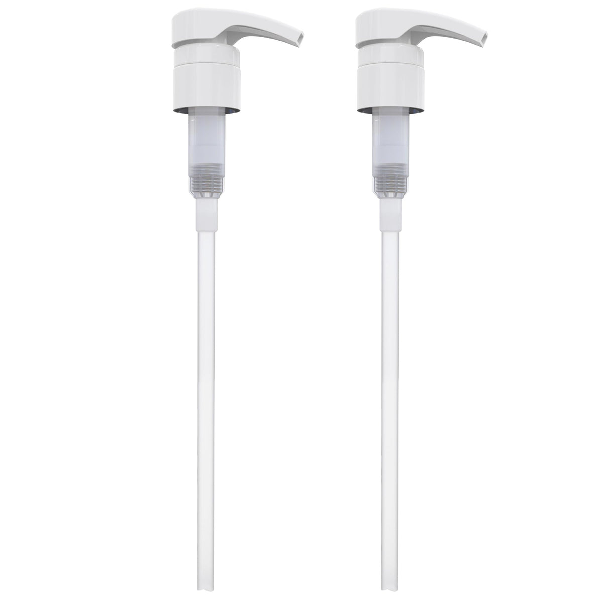 BRIGHTFROM universal dispensing pump packaging demonstrates easy, leak-free replacement for shower bottles.