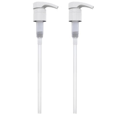 BRIGHTFROM universal dispensing pump packaging demonstrates easy, leak-free replacement for shower bottles.