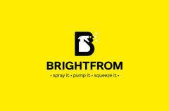 BRIGHTFROM universal pump cut for shorter bottles demonstrates flexible dip-tube length fit.