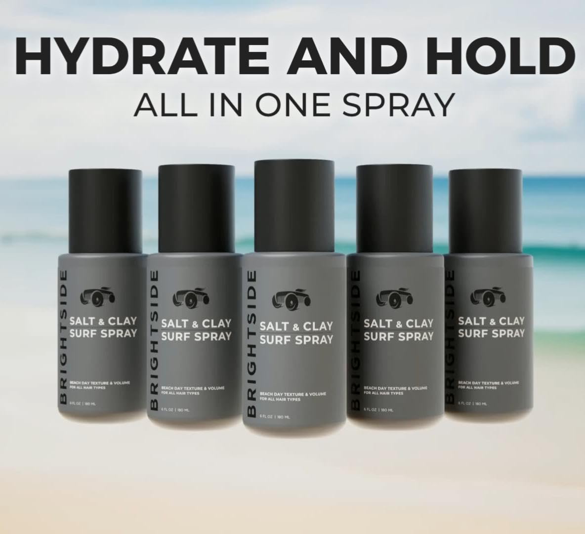 BRIGHTSIDE 6oz bottle sits in a tidy bathroom setup for everyday use.