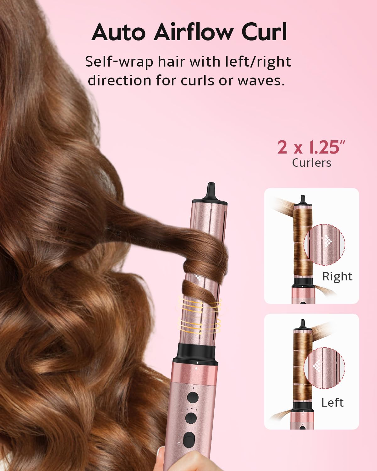 Brightup Air Wrap high-speed motor enables quick drying.