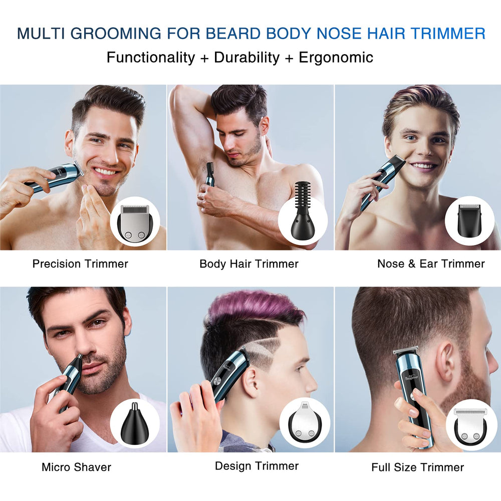 Brightup beard trimmer stand base demonstrates organized storage and easy reach
