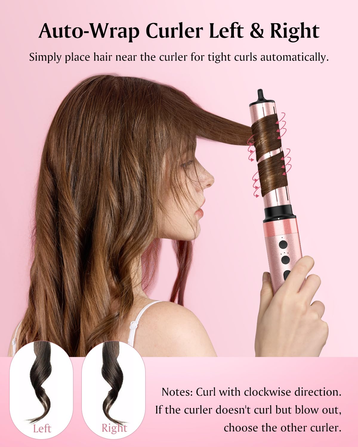 Brightup Air Wrap right barrel shaping curls with precision
