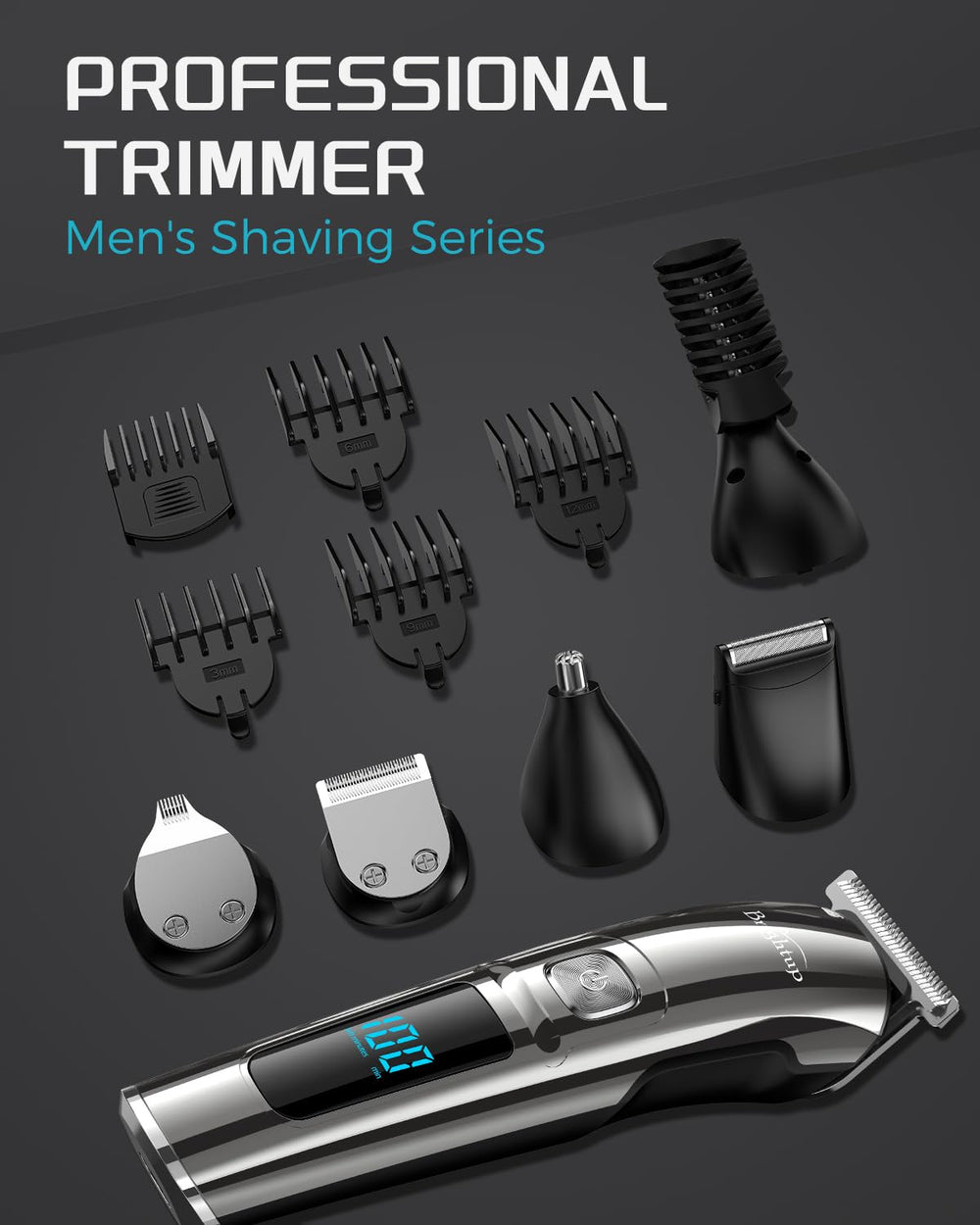 Brightup ergonomic design with travel lock fits comfortable grip.