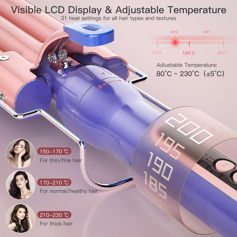 Brightup Pro 2 curling barrels deliver spiral and bouncy curls.