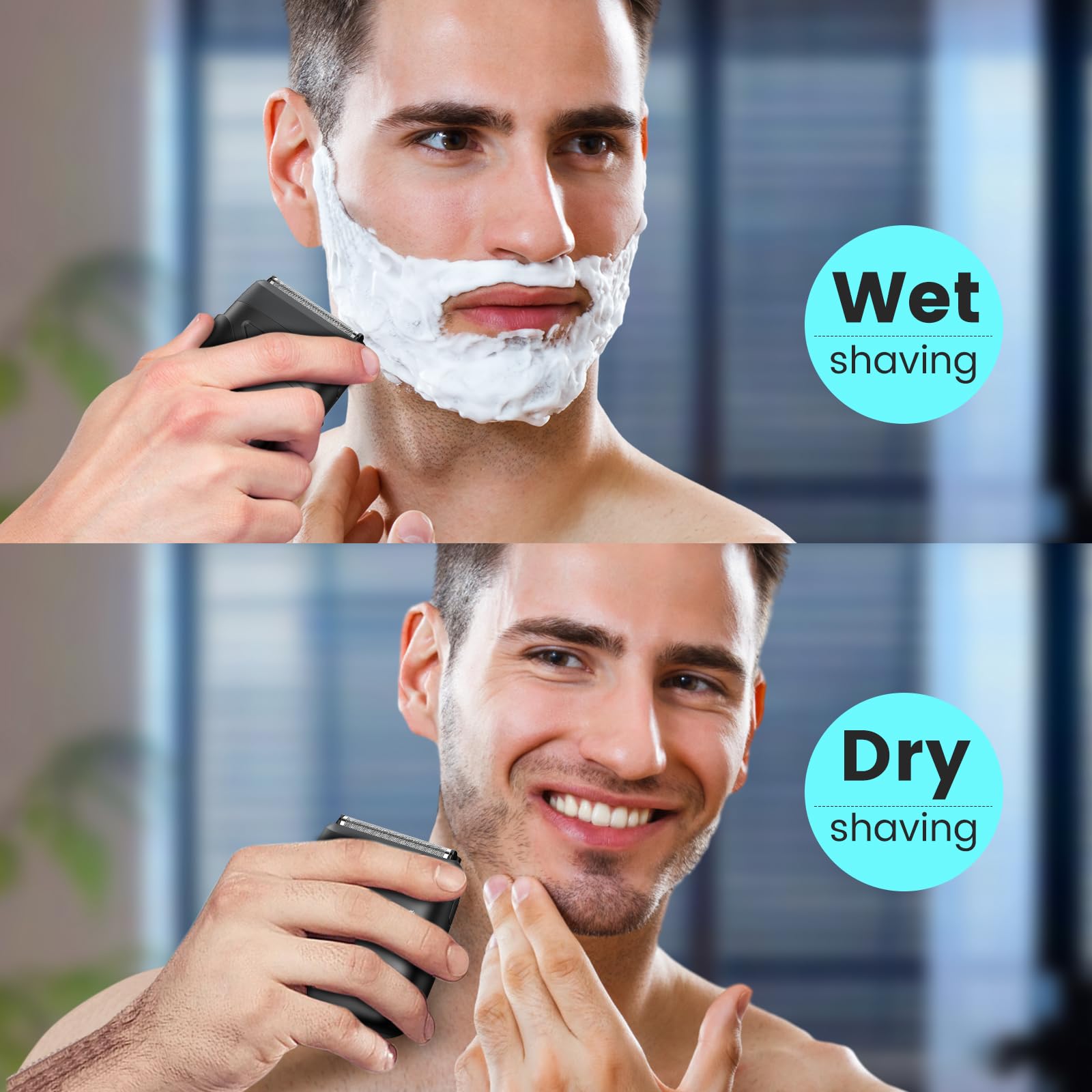 Brightup protective cap and travel case protect the shaver during travel