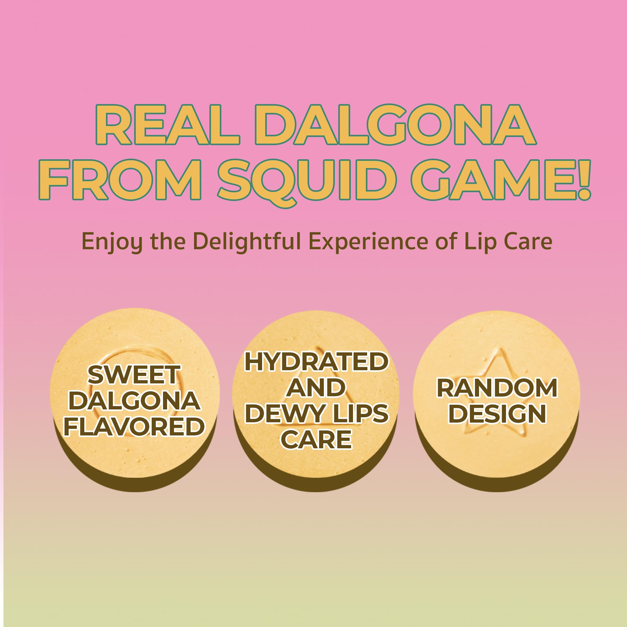 BRING GREEN Dalgona lip balm real sugar fragrance emphasizes scent