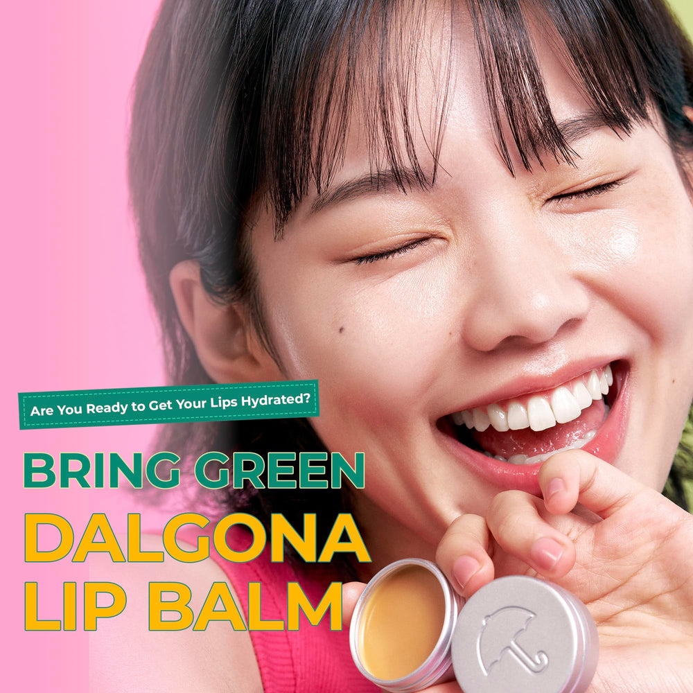 BRING GREEN Netflix Squid Game lip balm close-up with sugar fragrance