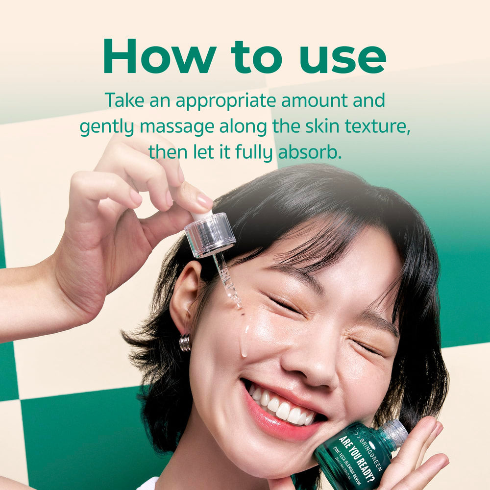 BRING GREEN niacinamide serum hydration close-up hints at hydration and sebum control possibilities.