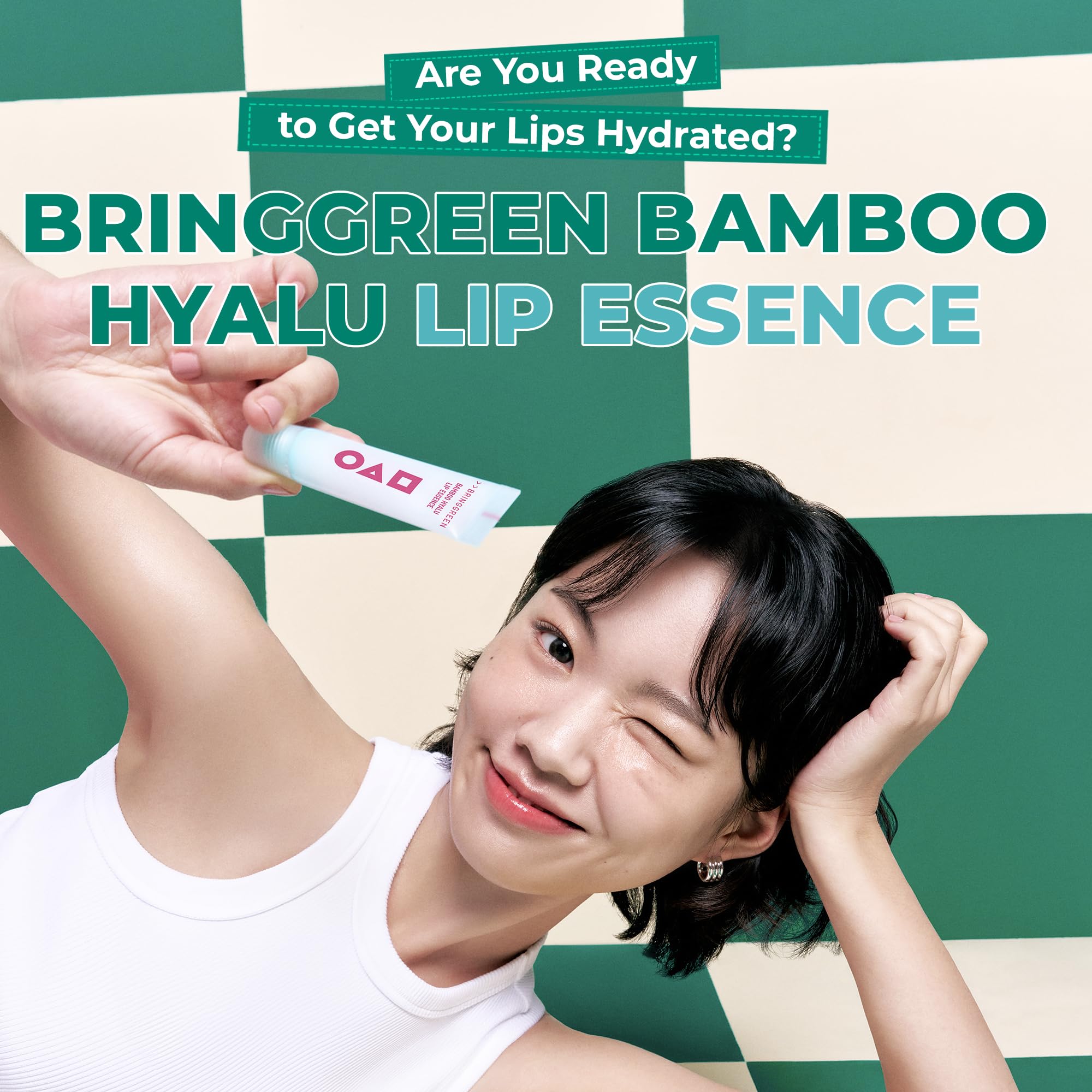 BRING GREEN non-greasy finish lip essence provides comfortable moisture