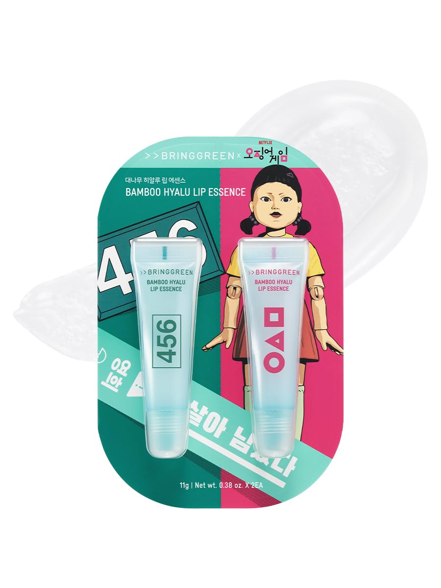 BRING GREEN squid-game edition lip essence duo-pack for on the go hydration