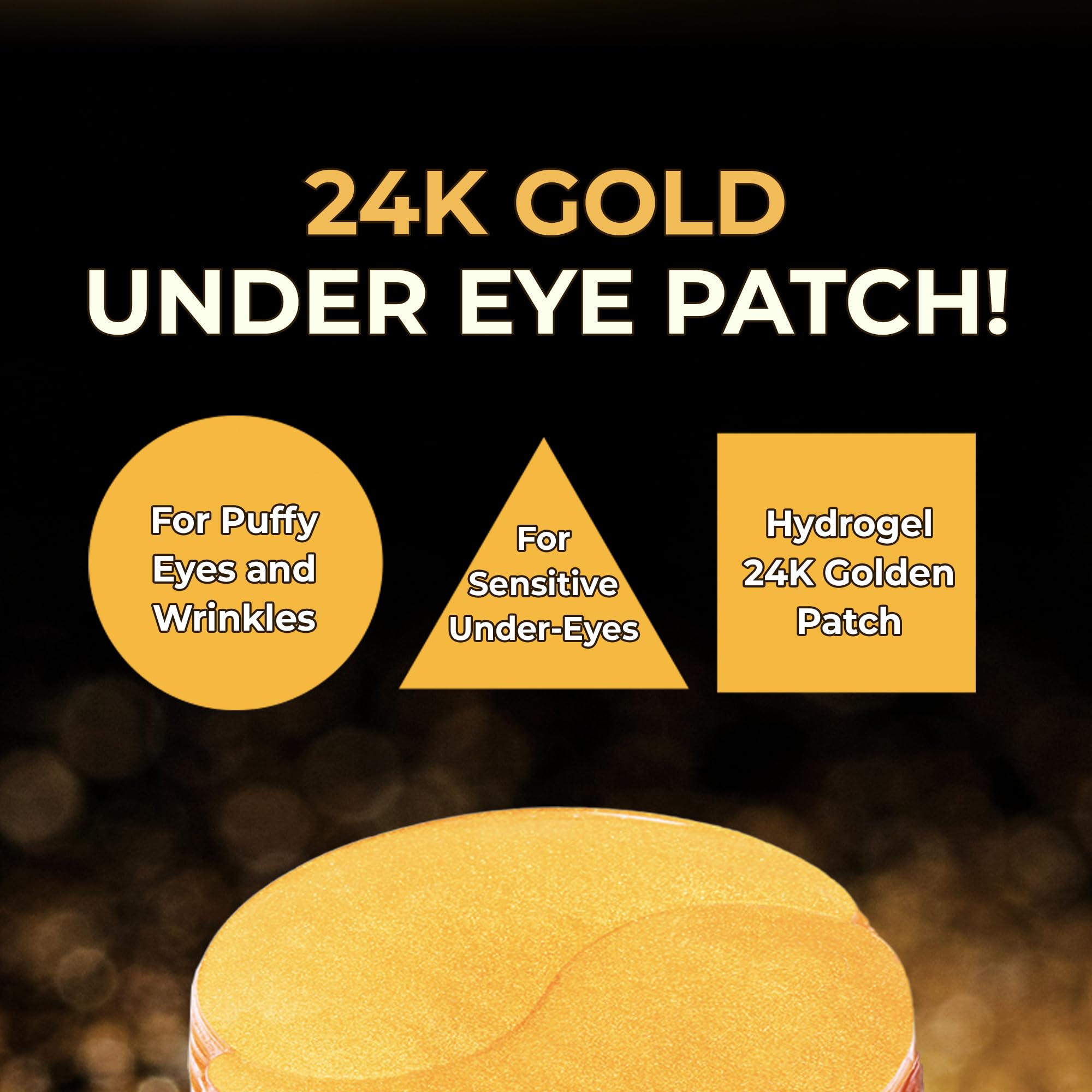 BRING GREEN Squid Game Edition eye patches with Squid Game-inspired gold design offer premium aesthetics.