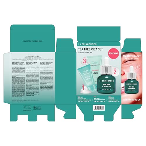 BRING GREEN Tea Tree Hydrating Cream jar delivers balanced, non-greasy moisture