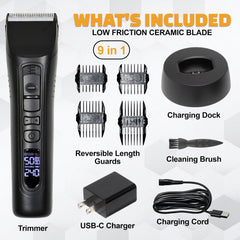 Brio Beardscape V1 cordless trimmer in hand for on-the-go grooming