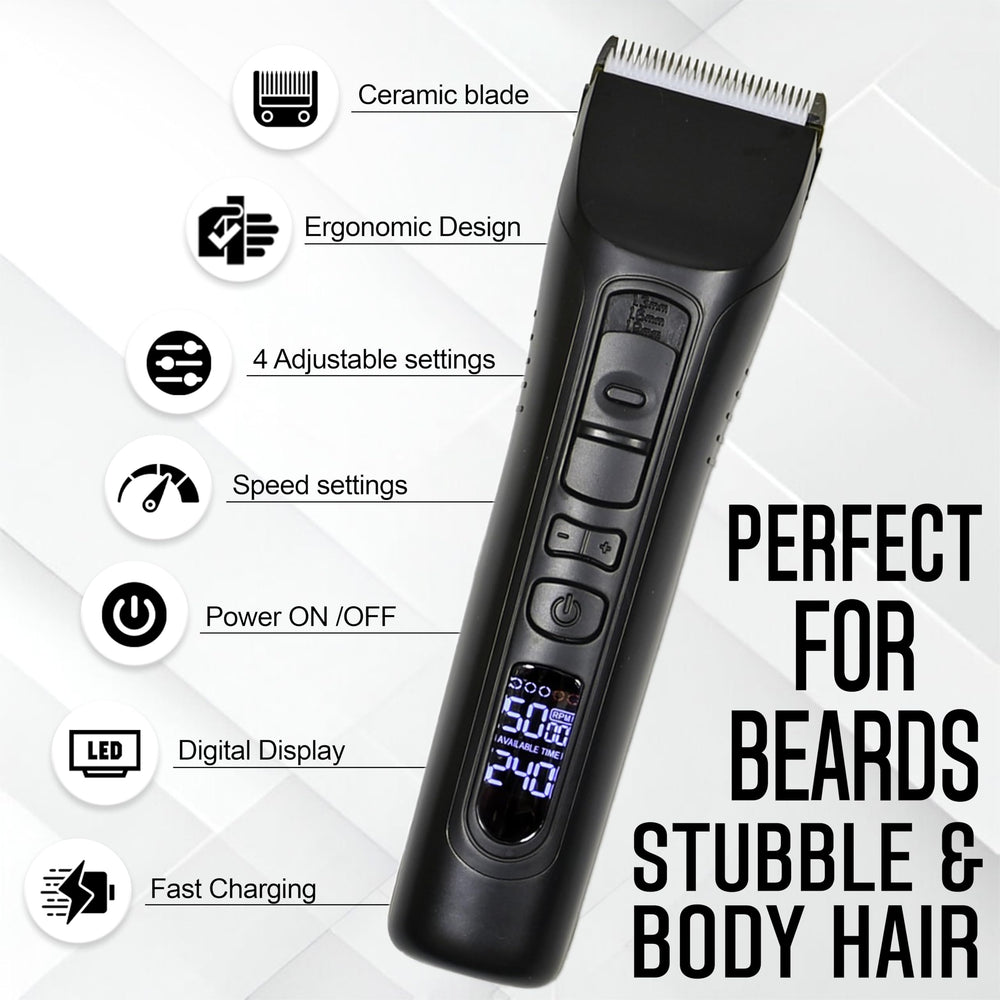 Brio Beardscape V1 silent operation during precise beard shaping