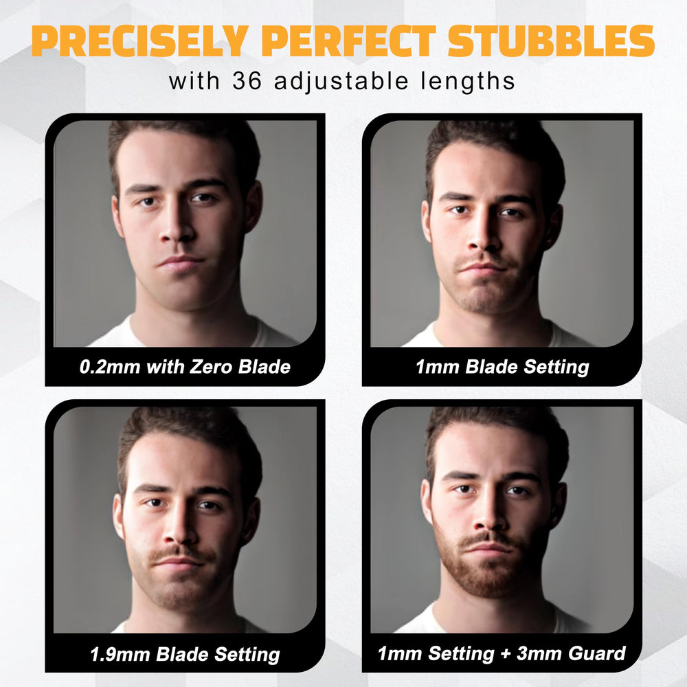 Brio Beardscape V1 stubble lengths 1–1.9mm for refined daily looks