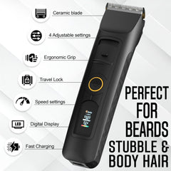 Brio Beardscape V2 five-speed dial enables customized beard styling.
