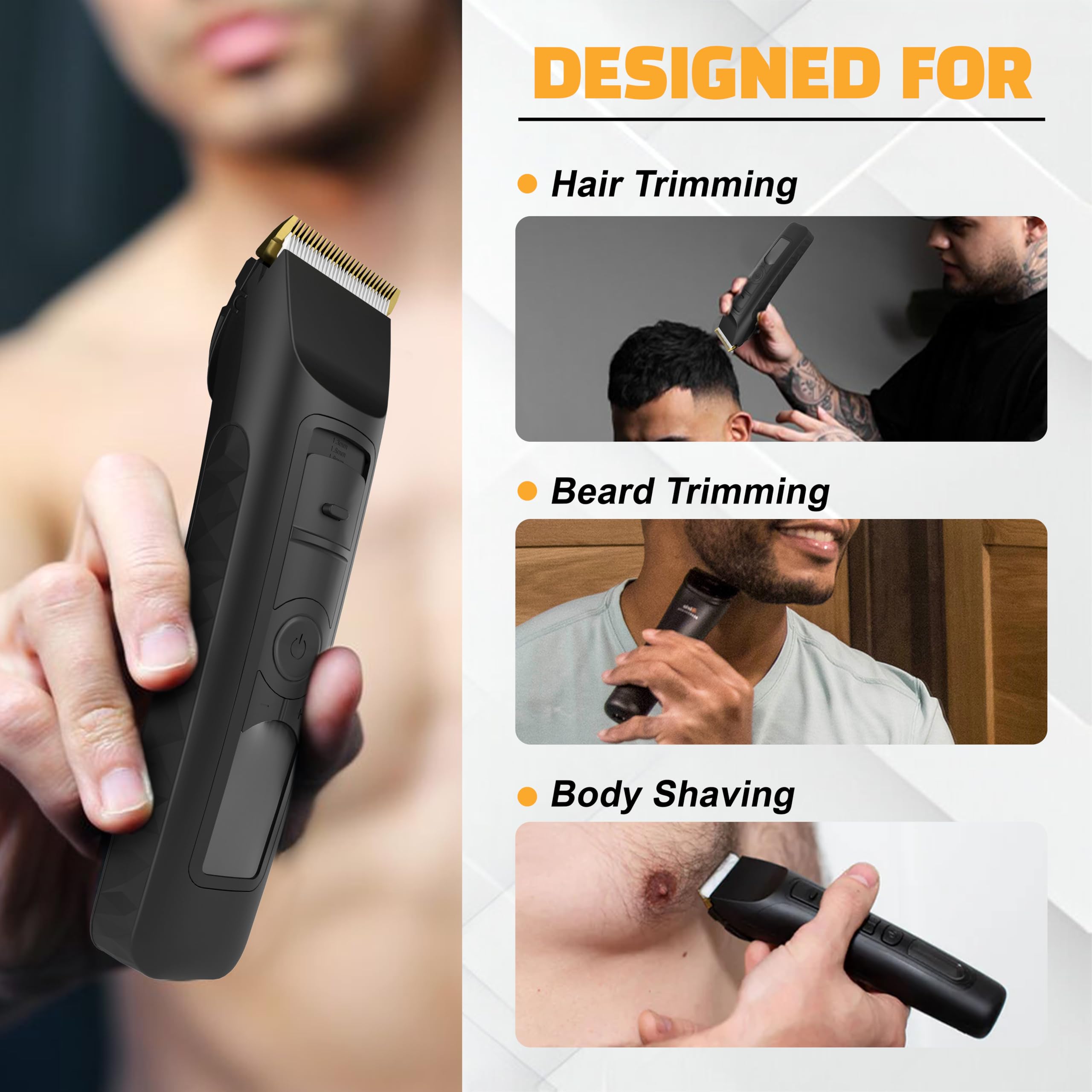 Brio Beardscape V2 close-up shows ceramic blade staying cool.