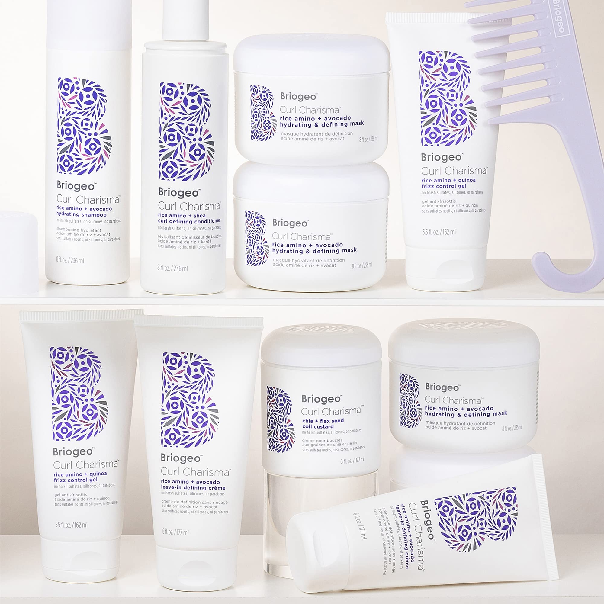 Briogeo Curl Charisma avocado-oil ingredient highlights lightweight moisture