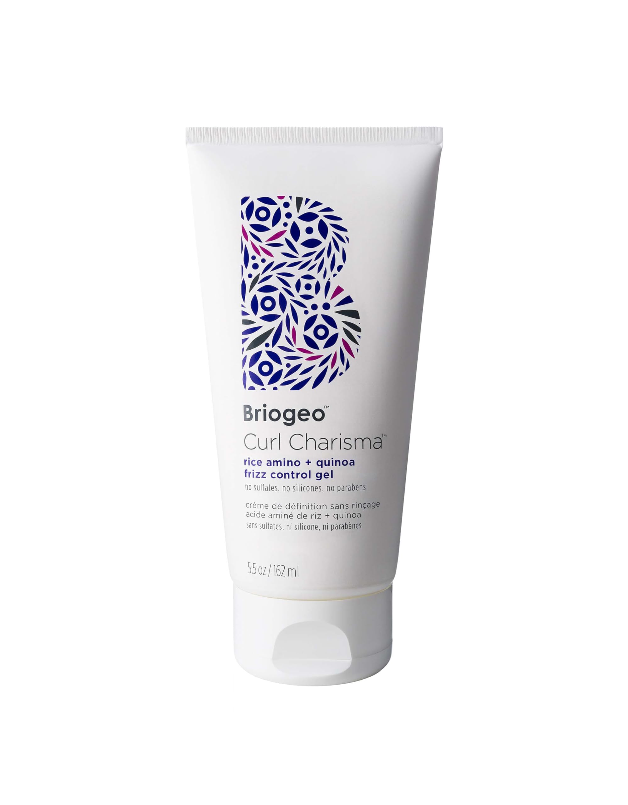 Briogeo Curl Charisma bottle pours a lightweight gel for flexible curl definition.
