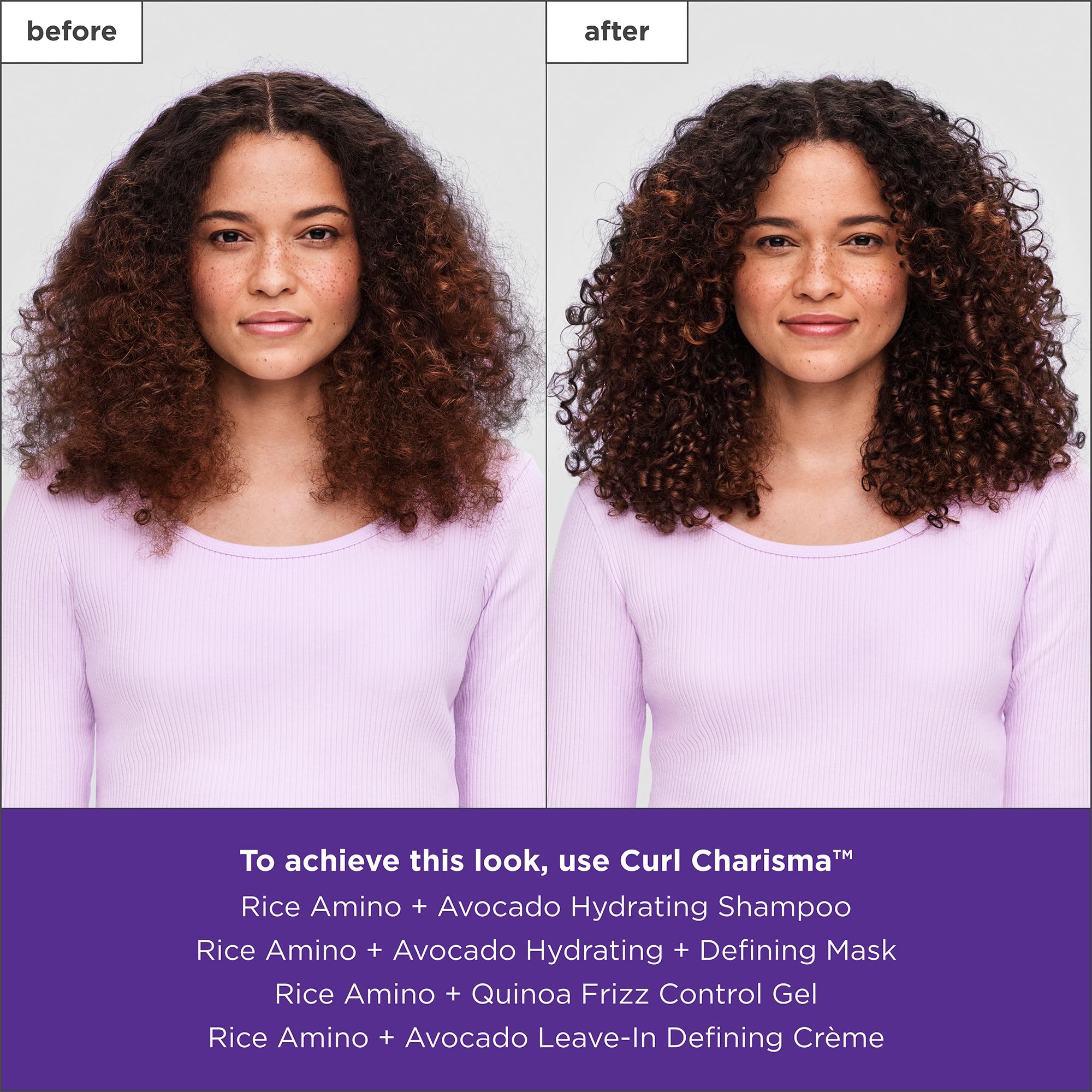 Briogeo Curl Charisma avocado oil image spotlights lightweight hydration and shine