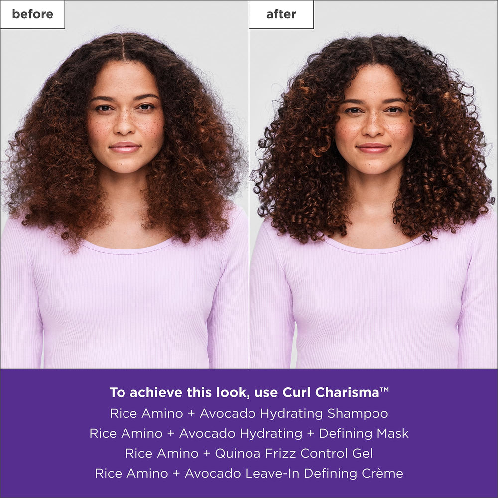 Briogeo Curl Charisma avocado oil image spotlights lightweight hydration and shine
