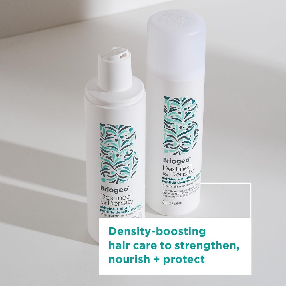 Briogeo Destined for Density hair closeup reveals glossy, thicker-looking strands