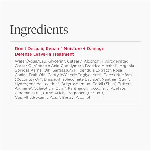 Briogeo Don't Despair, Repair leave-in moisture-boost concept on hair.