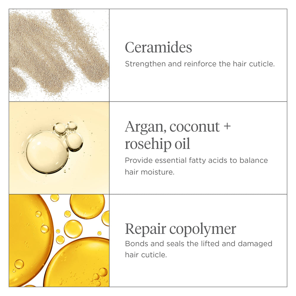 Briogeo Don't Despair, Repair leave-in demonstrating sealed split ends after two uses.