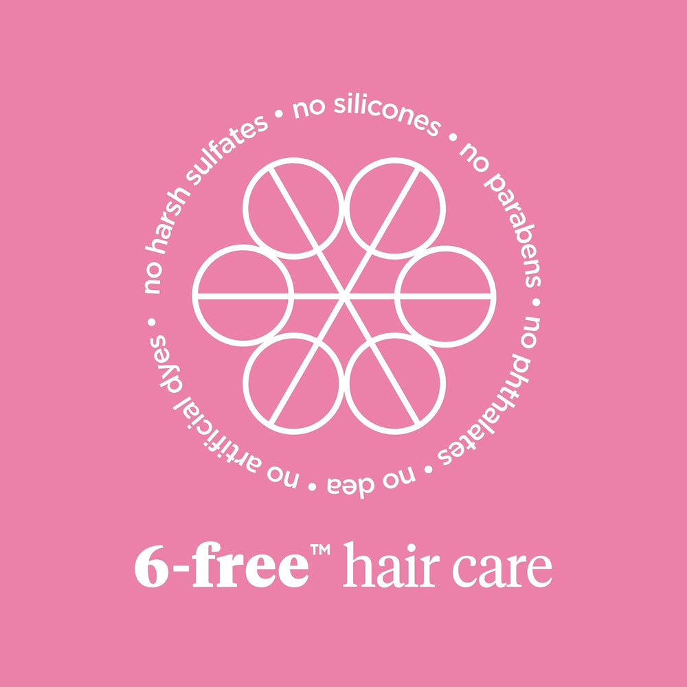 Briogeo Farewell Frizz bottle placed in a daily hair-care routine setup.