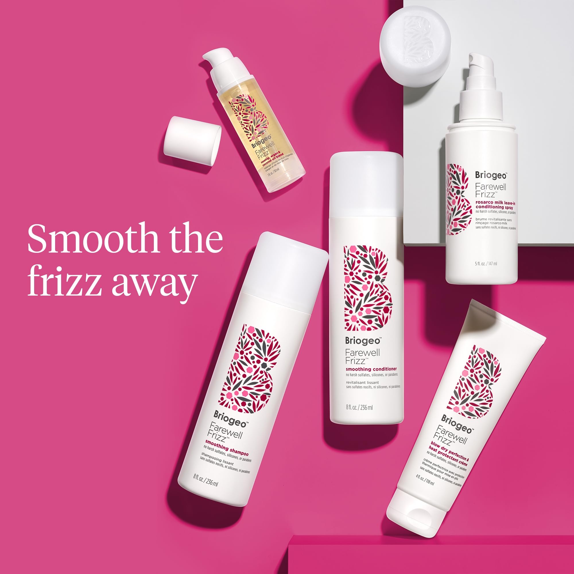 Briogeo Farewell Frizz Shampoo color-safe option for daily use.