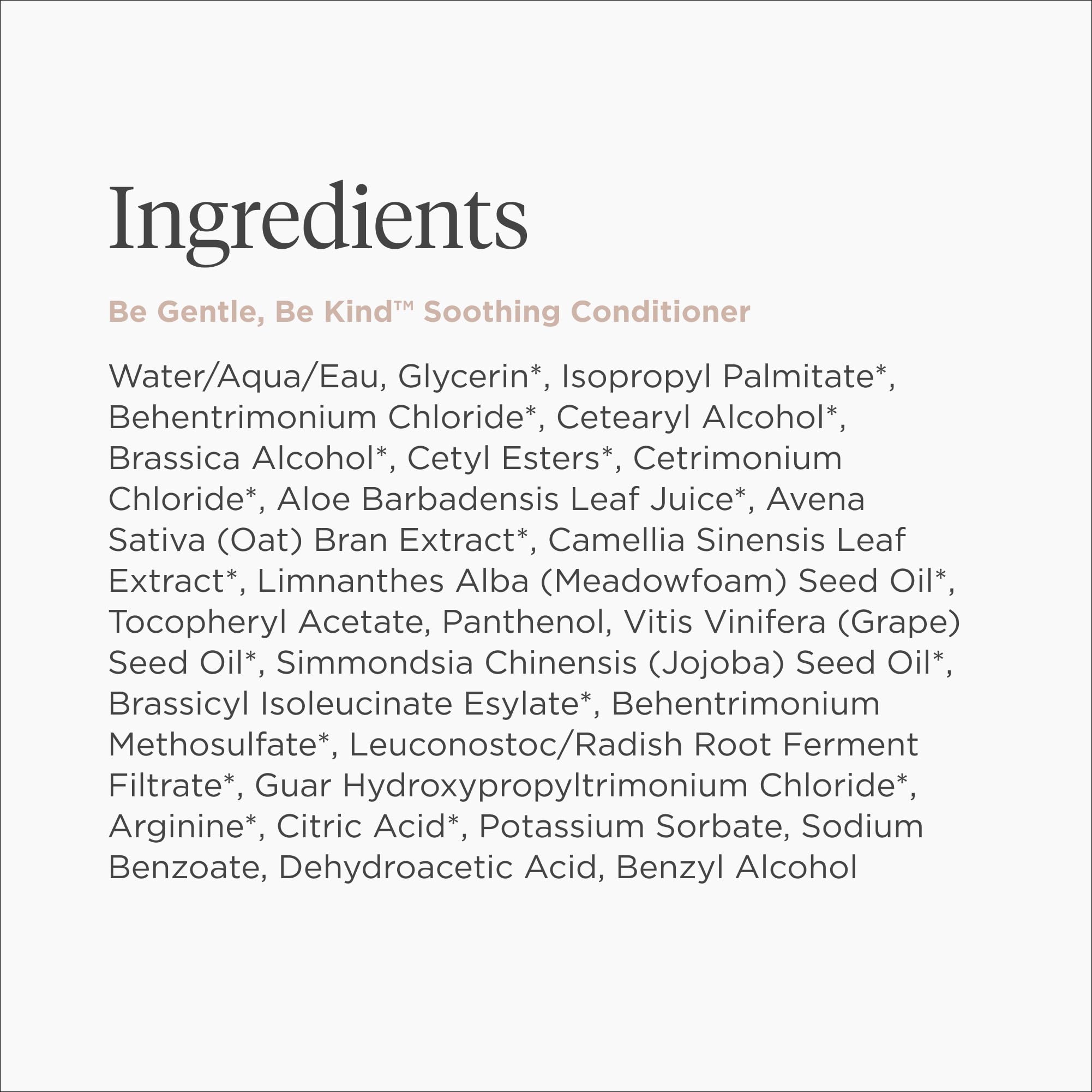Briogeo fragrance-free bottle in hands underscores sensitive-skin friendly conditioning.