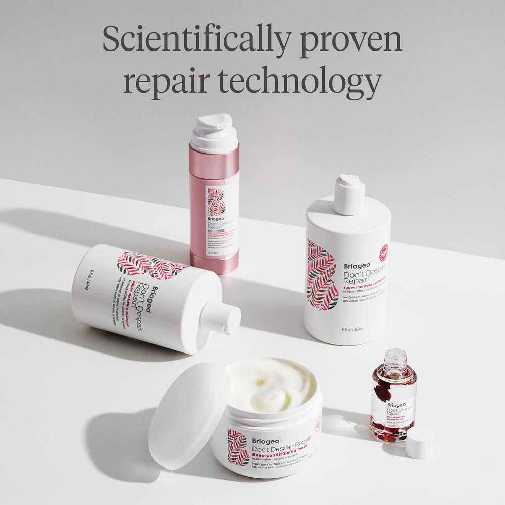 Briogeo formula free of proteins and silicones supports gentle, daily care.