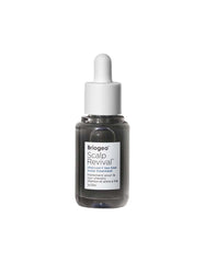 Briogeo Scalp Revival bottle pours, showcasing quick-absorbing hydration.
