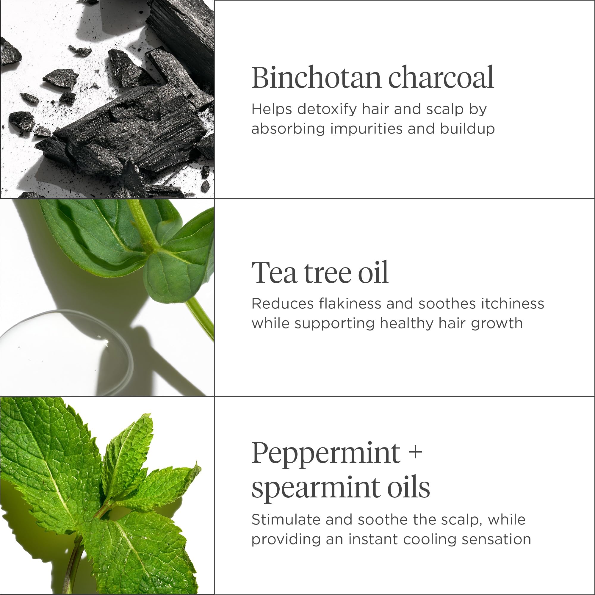 Peppermint and spearmint deliver a refreshing, cooling sensation.