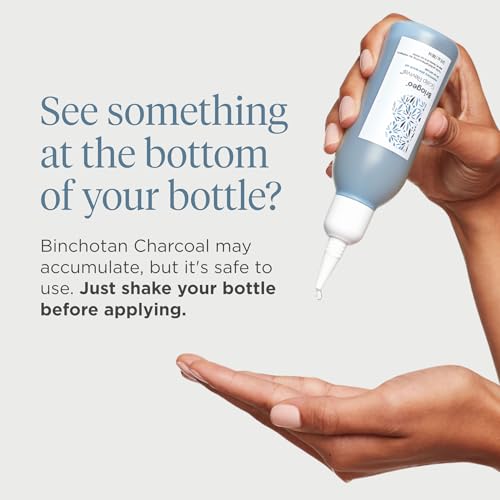 Briogeo recyclable bottle icon communicates sustainable packaging