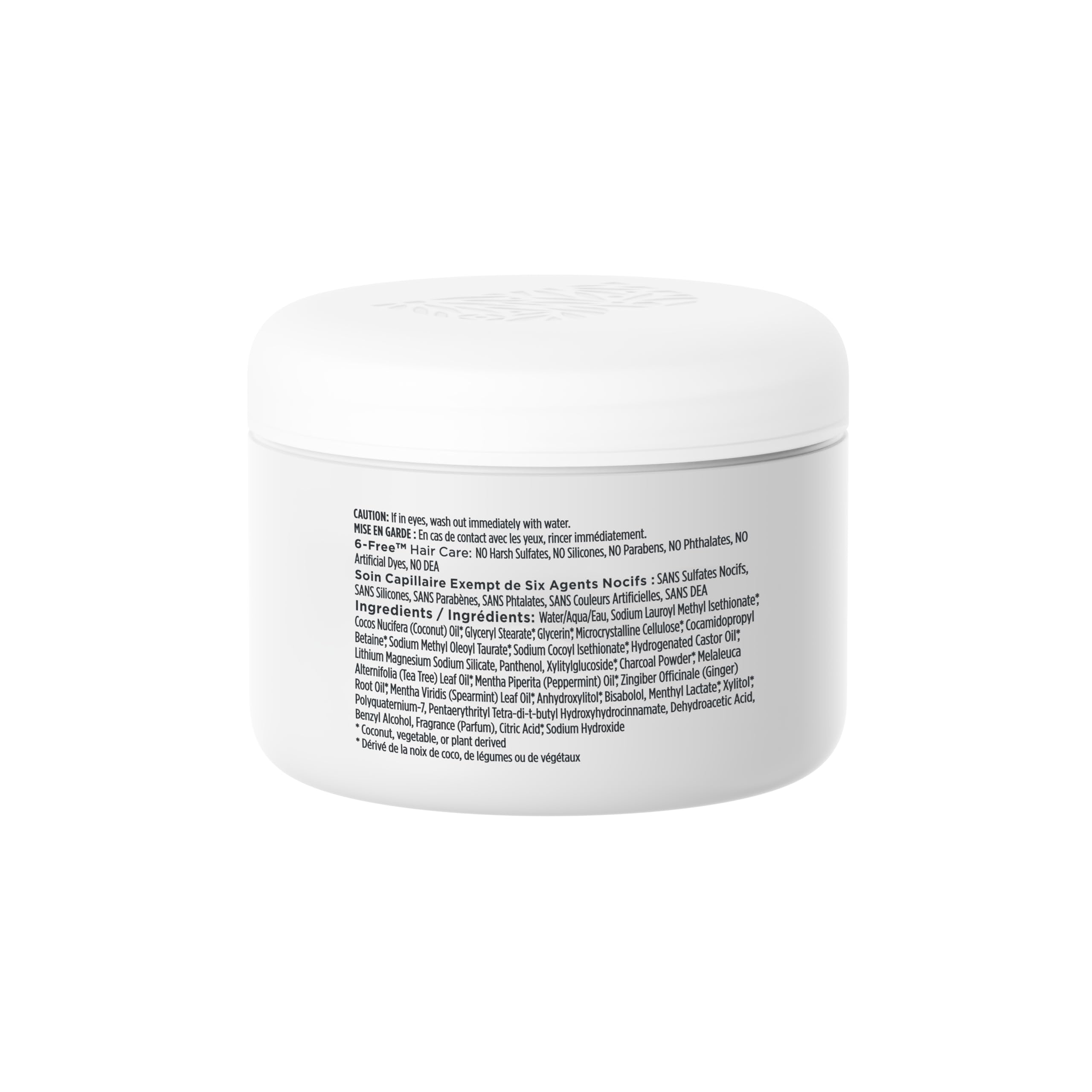 Briogeo Scalp Revival shower cleanse closeup shows lather on wet scalp