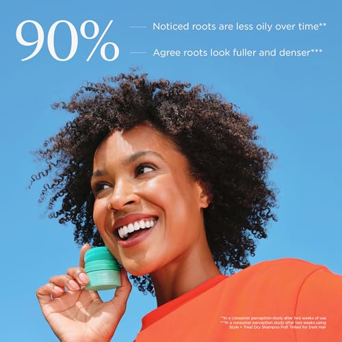Briogeo Style & Treat Dry Shampoo Puff used after gym for quick refresh.