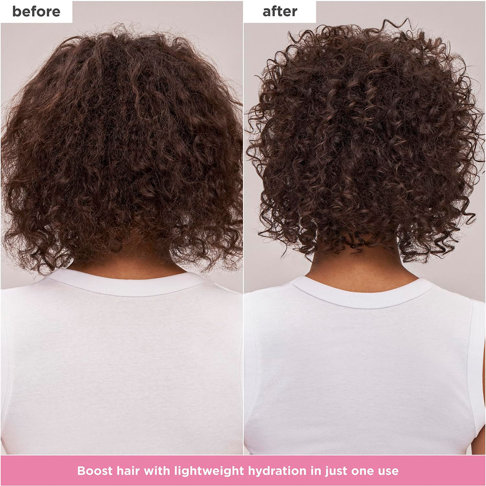 Briogeo Superfoods Acai + Passionfruit mask closeup shows silky, non-heavy moisture.