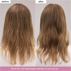 Briogeo Superfoods texture close-up reveals silky hydration for limp strands