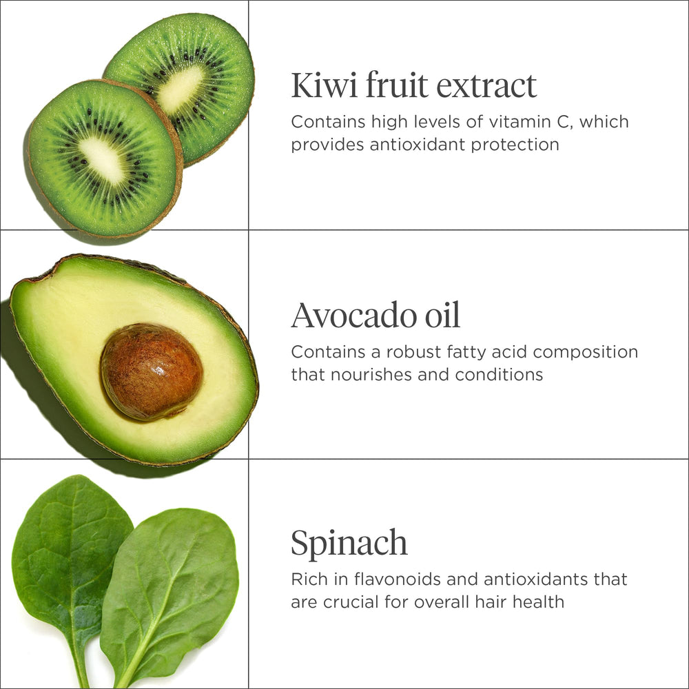 Briogeo Superfoods avocado kiwi mask on dry hair scenario suggests replenished softness