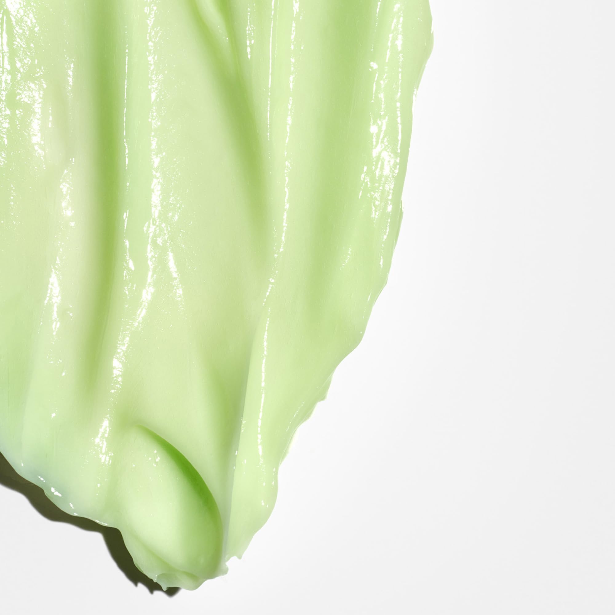 Briogeo Superfoods avocado kiwi mask application shows even distribution on hair