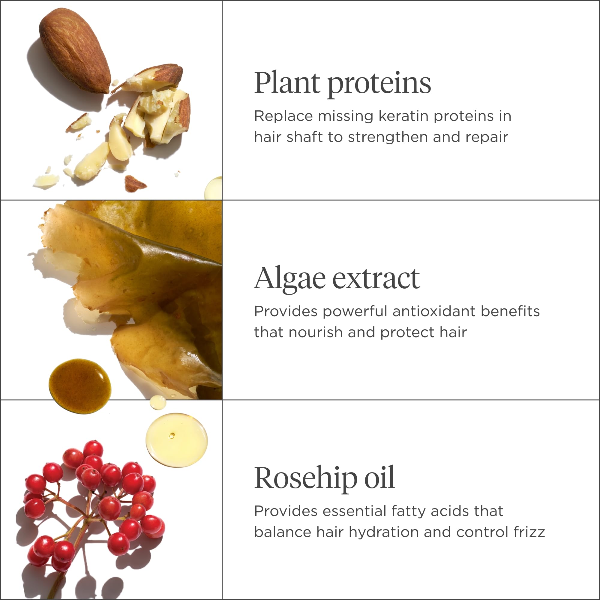 Briogeo vitamin B5 supports elasticity and improved moisture retention.