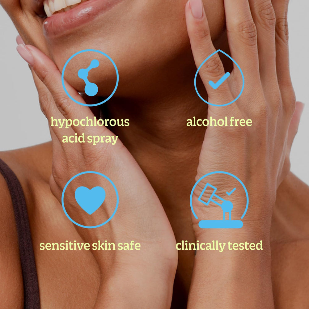 BRIOTECH Renew Toner application on face promotes balanced skin.