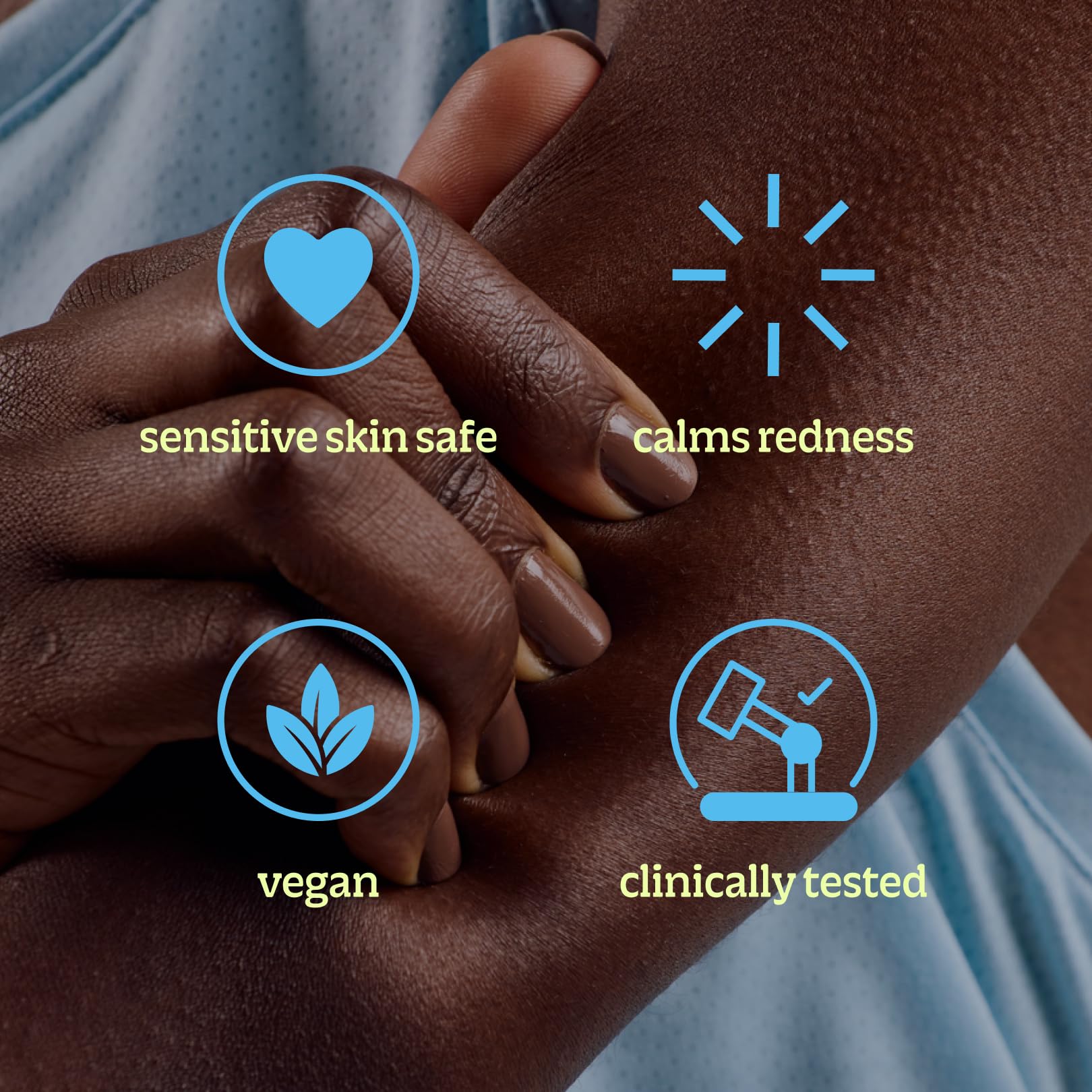 BRIOTECH Topical Skin Spray for body use shows versatile application across skin areas.