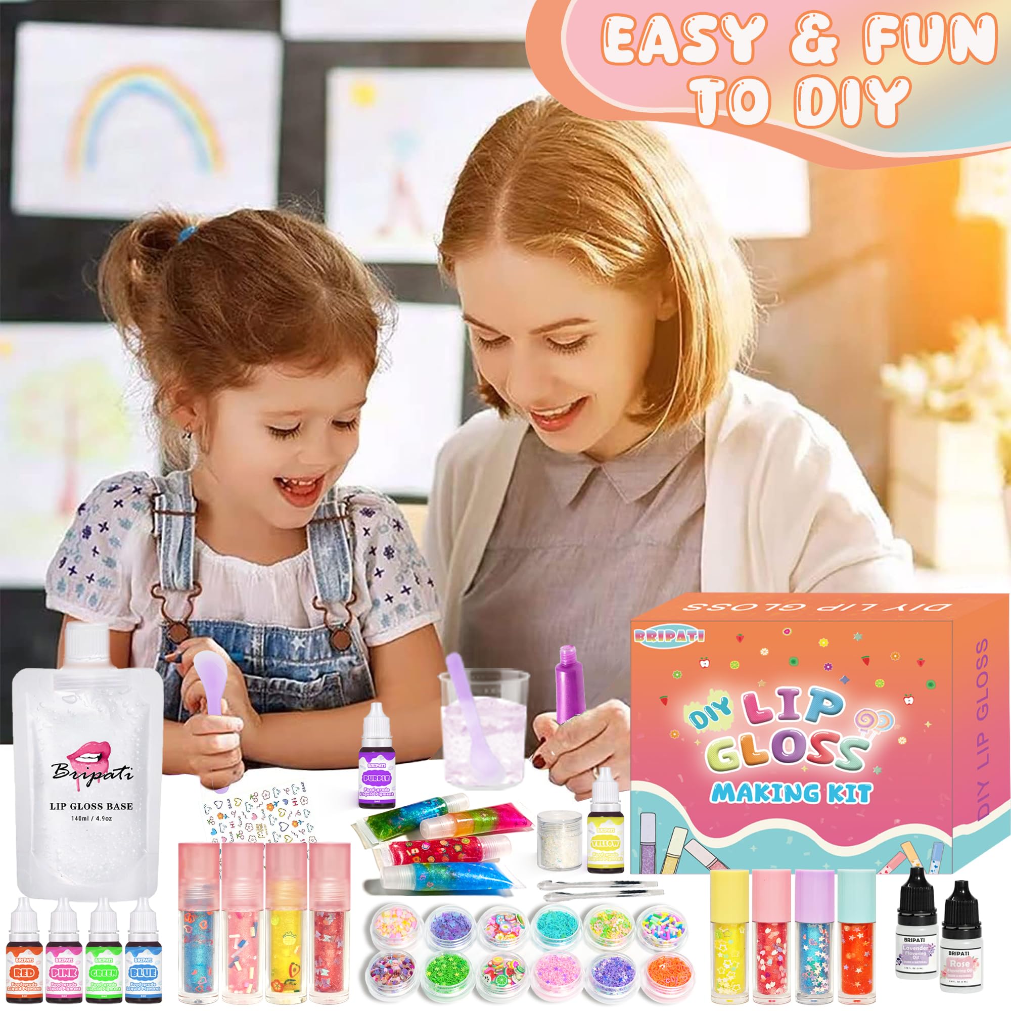 BRIPATI DIY lip gloss kit makes a thoughtful gift for makers.
