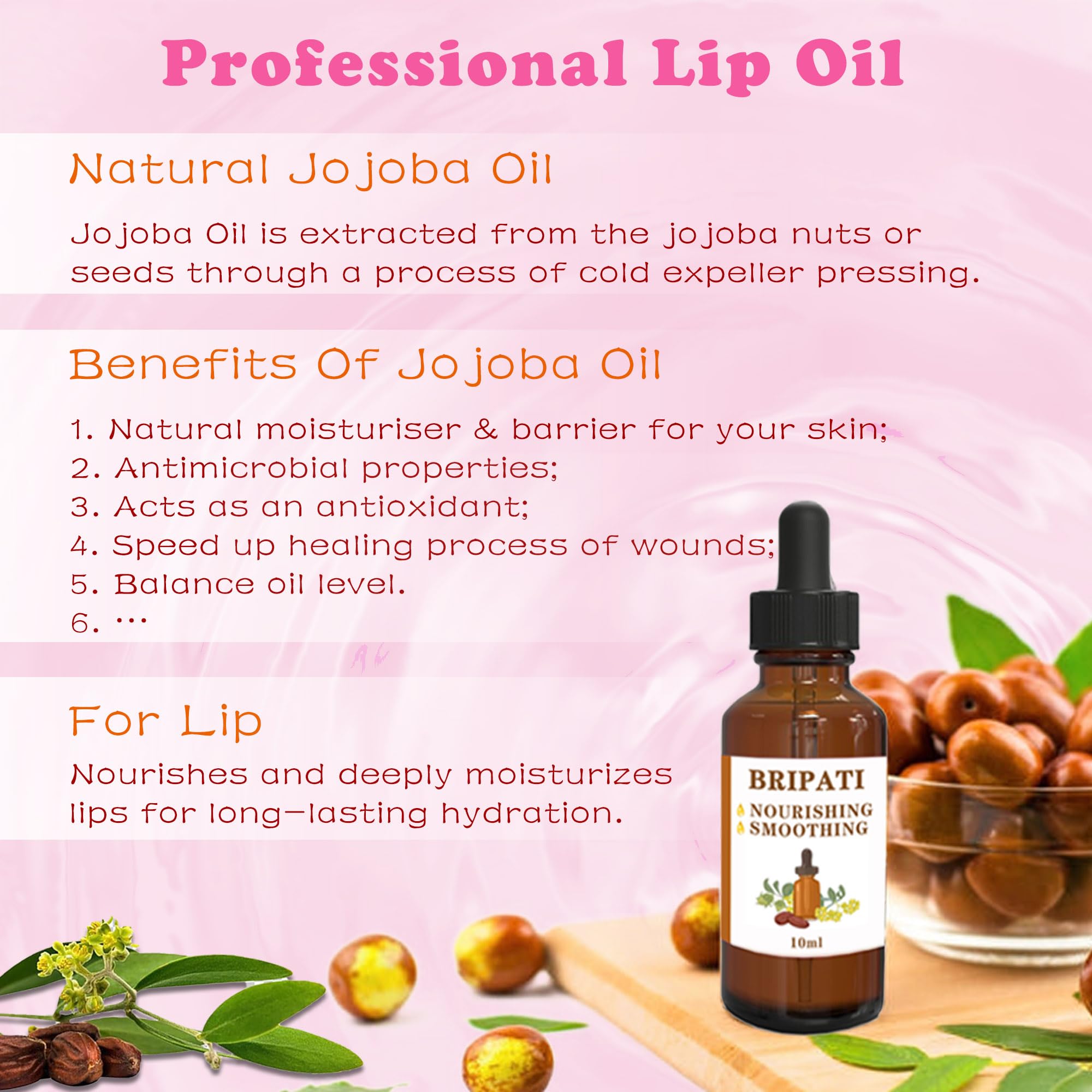 BRIPATI diy lip gloss tools instruction pack shows beginner-friendly guidance for safe at-home crafting.