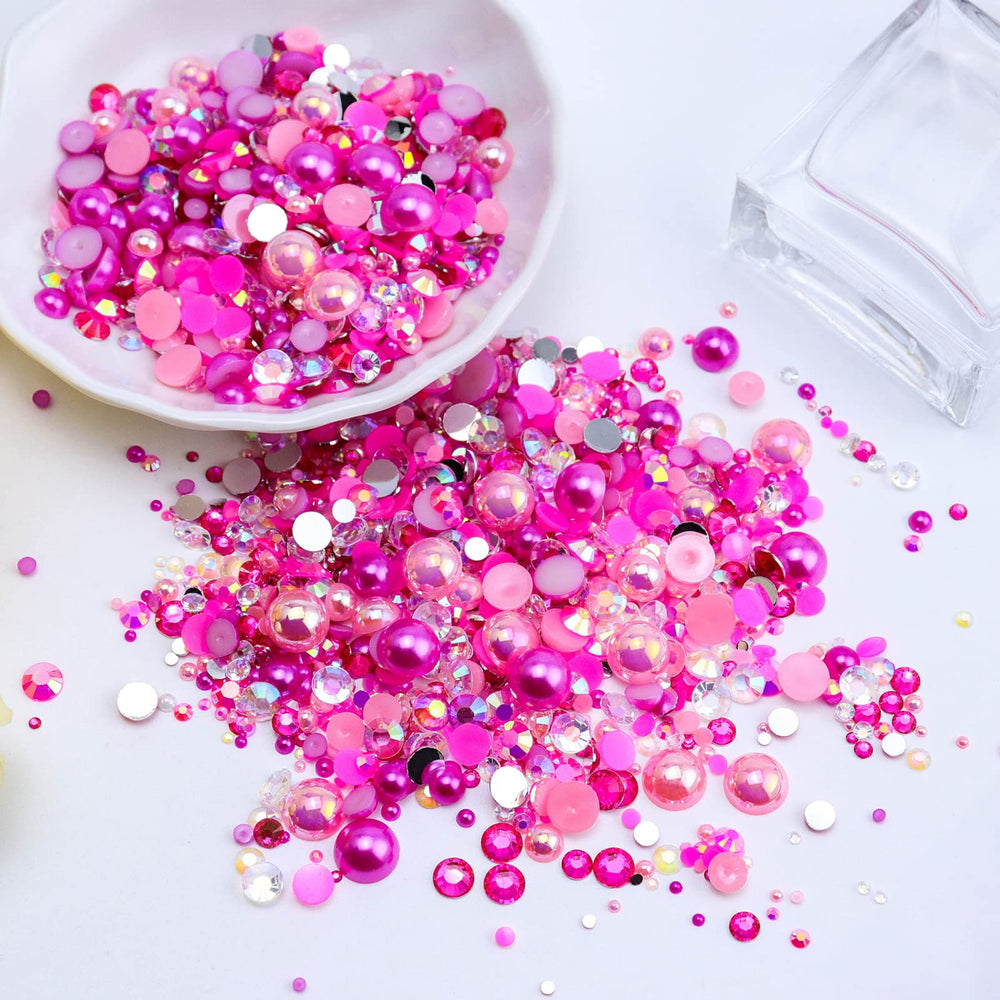 Briskbloom tumbler-decor-pearls-rhinestones enables quick DIY tumbler embellishments with glossy shine.