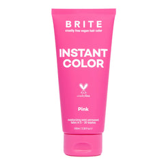 BRITE Pink Instant Color bottle ready for vibrant color on pre-lightened hair